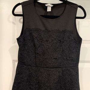 Black lace blouse